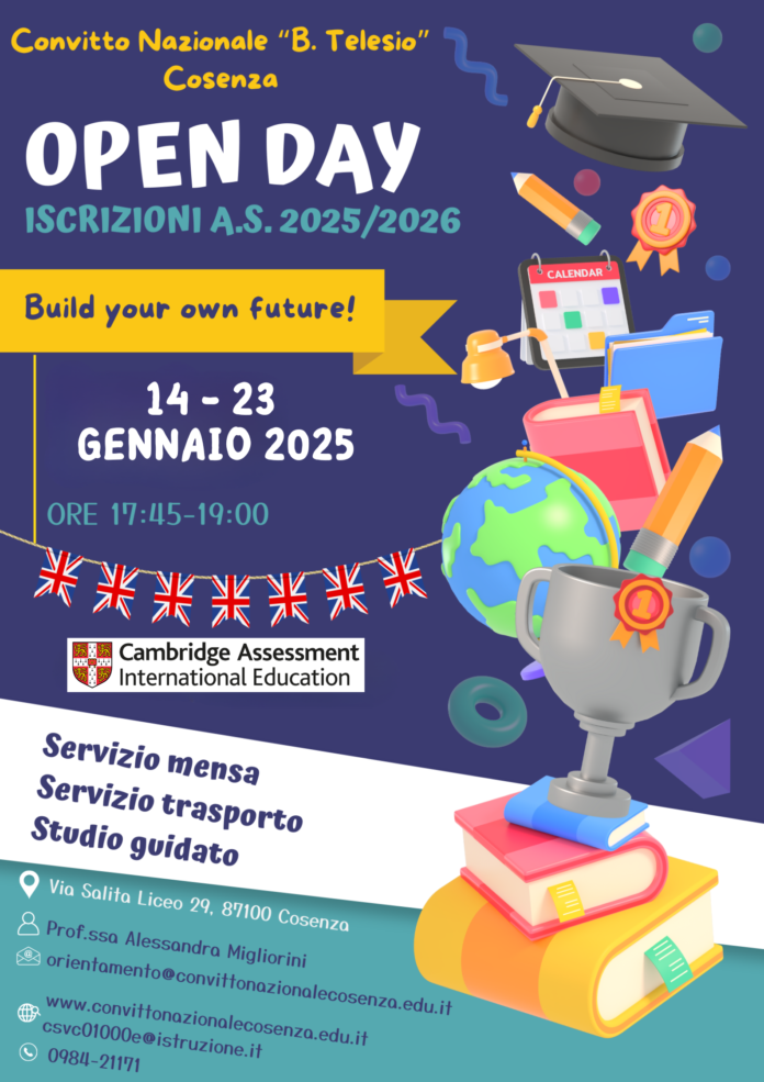 Open Day Convitto Nazionale Bernardino Telesio